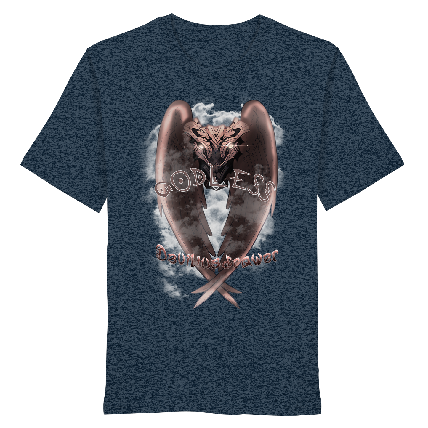 Deviliusdrawer Godless Owl - Organic Shirt