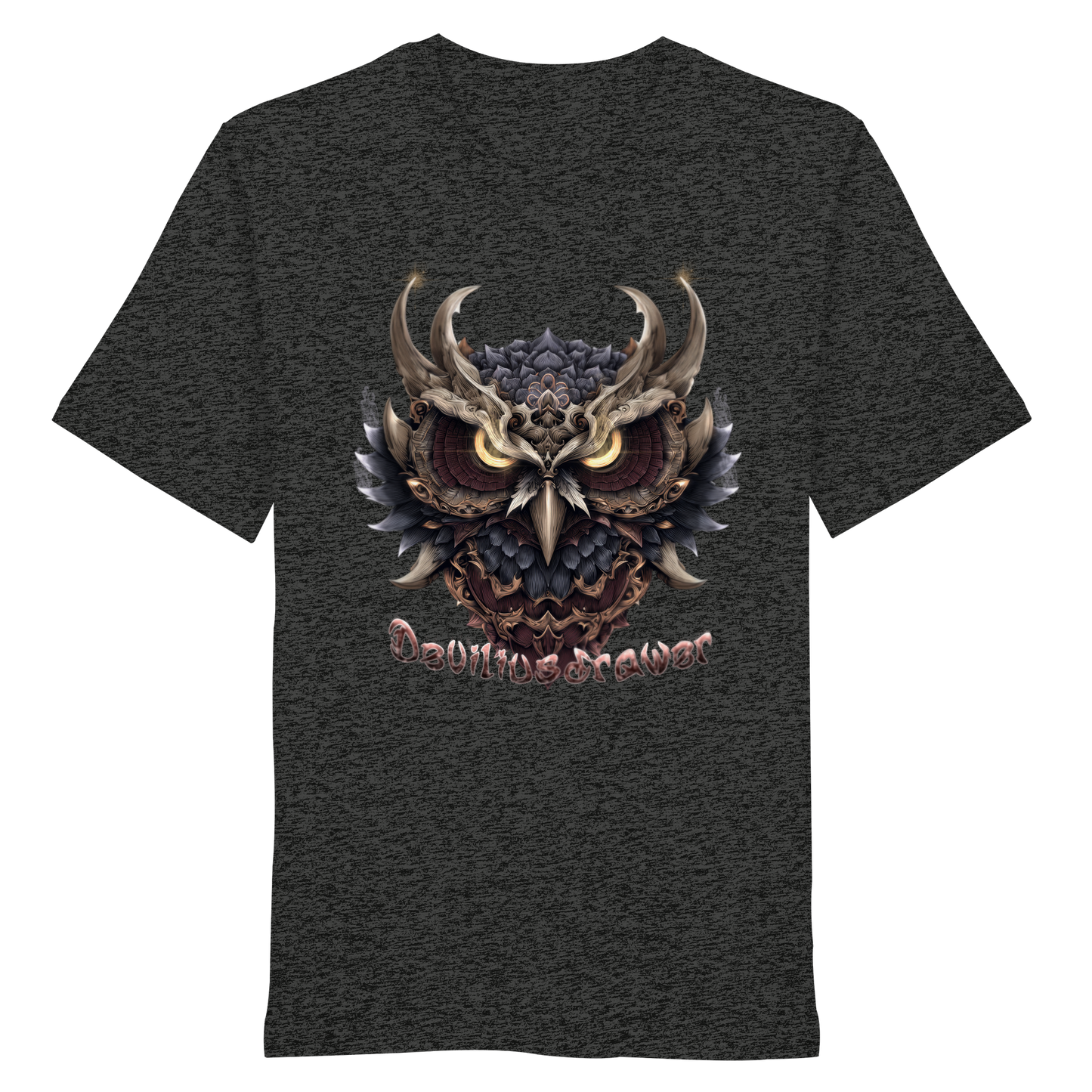 Deviliusdrawer Golden Owl - Organic Shirt