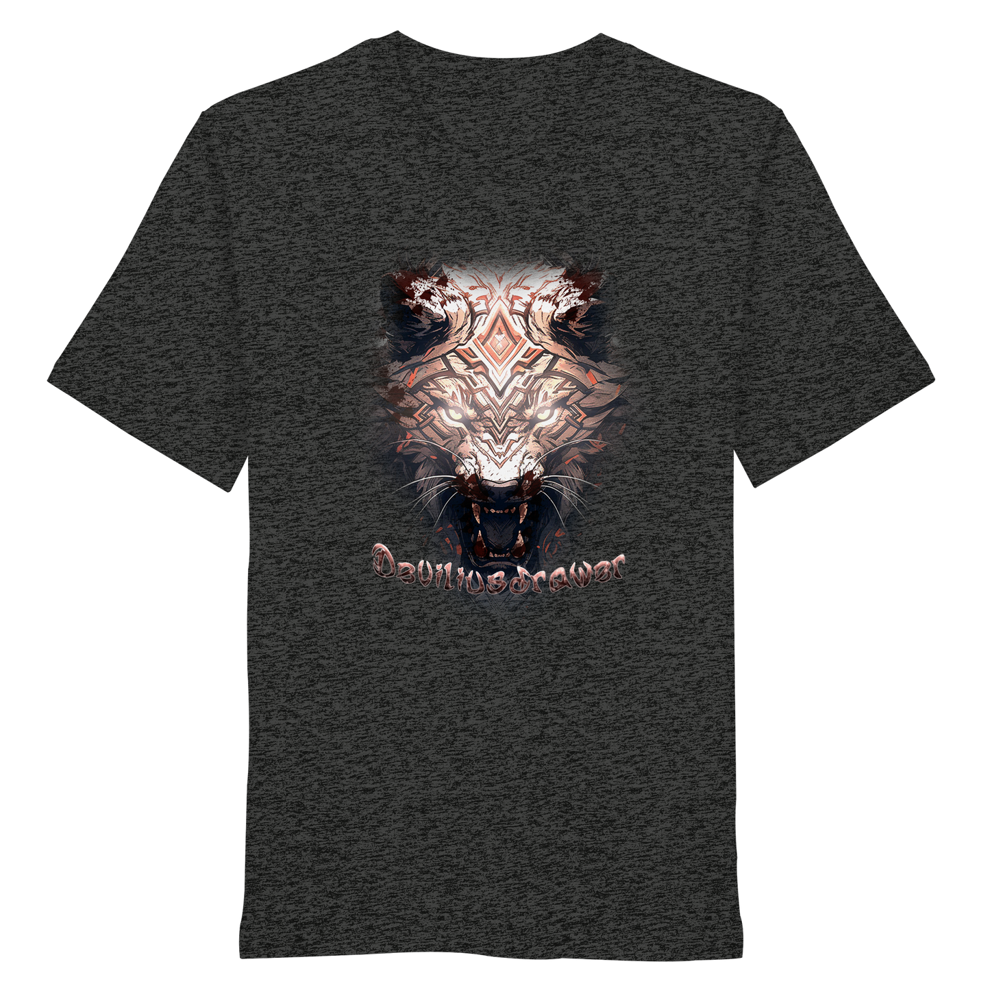 Deviliusdrawer Gold Metal Tiger - Organic Shirt
