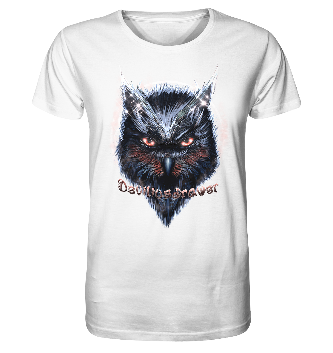 Deviliusdrawer Fire Owl - Organic Shirt