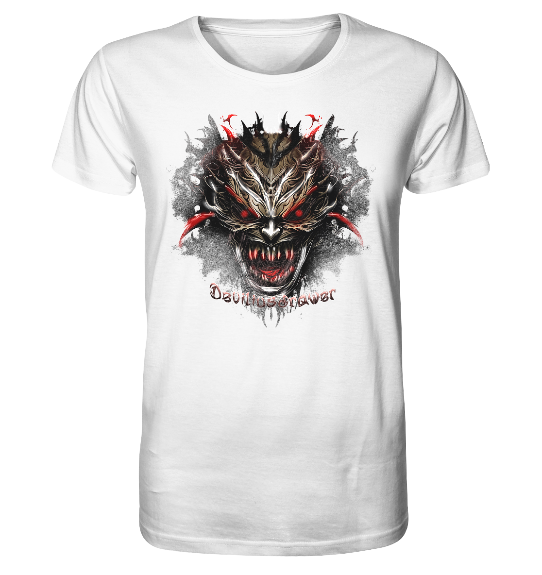 Deviliusdrawer Dark Redeyed Devil - Organic Shirt