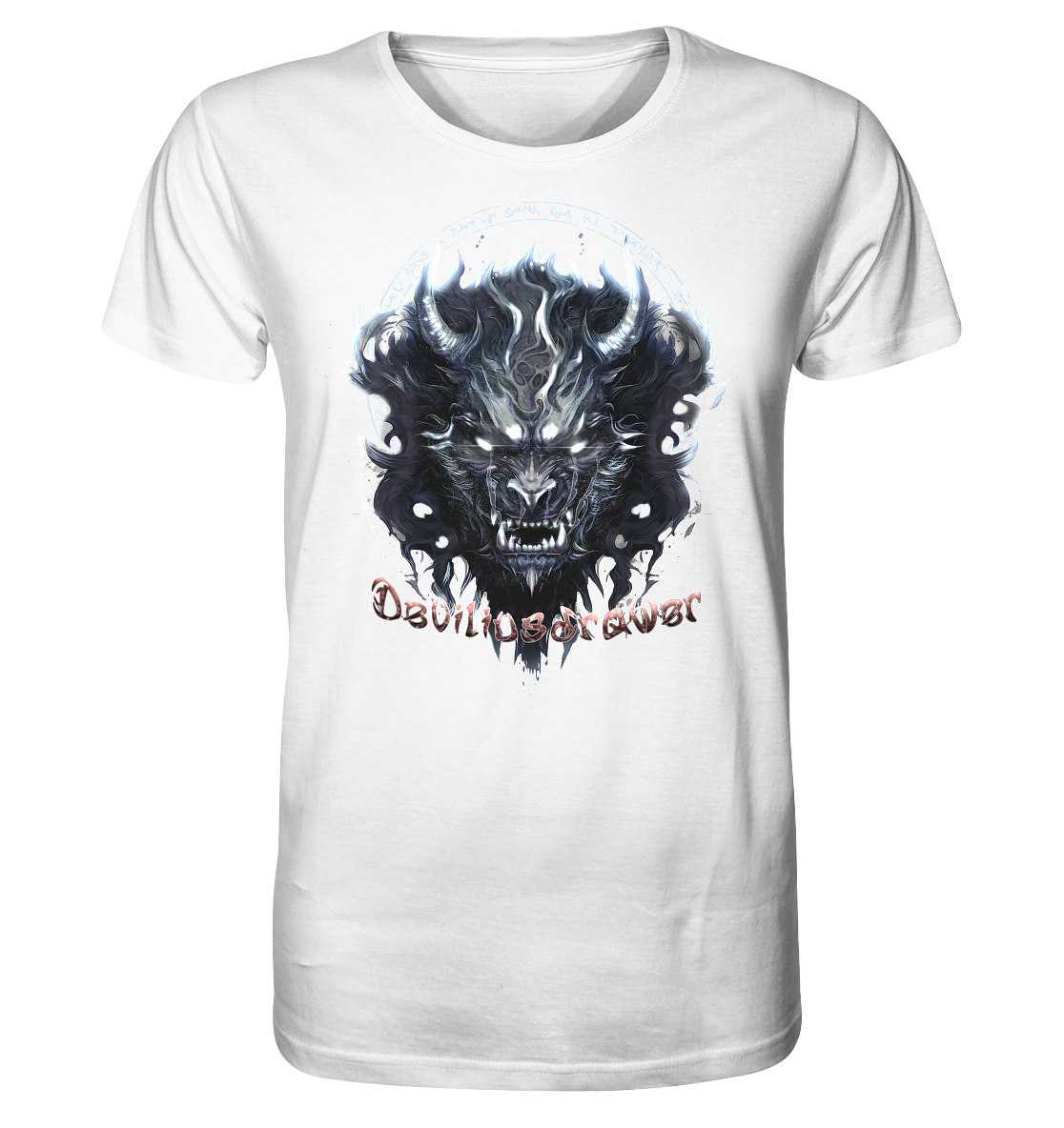 Deviliusdrawer Dark Wolf Mask - Organic Shirt