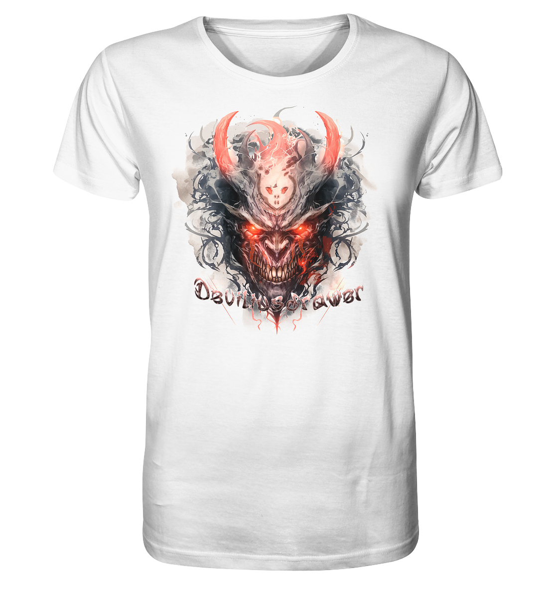 Deviliusdrawer Red Horn Devil - Organic Shirt