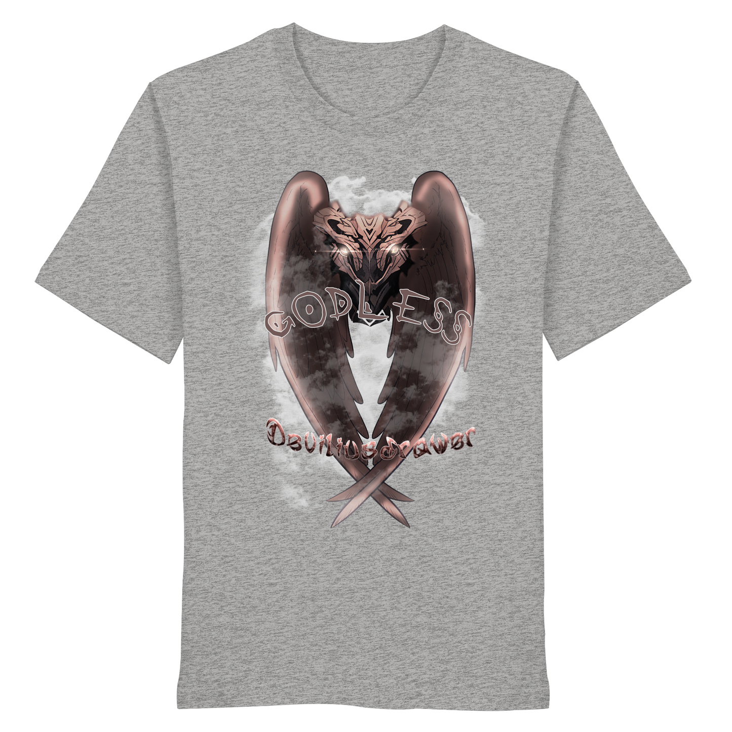 Deviliusdrawer Godless Owl - Organic Shirt