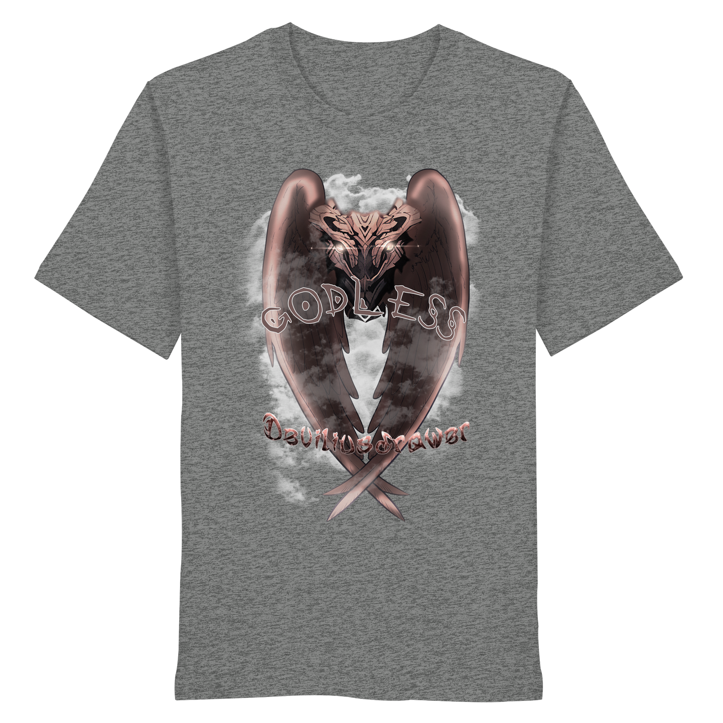 Deviliusdrawer Godless Owl - Organic Shirt