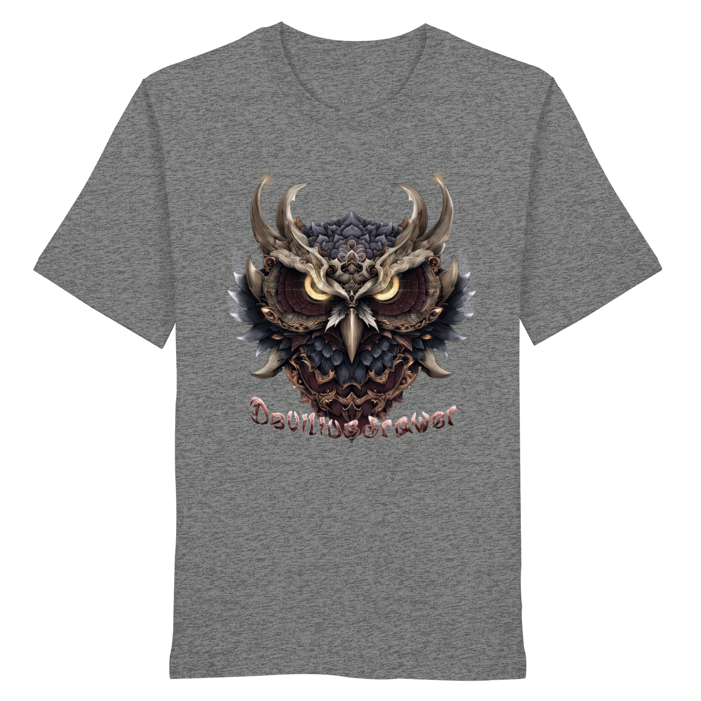 Deviliusdrawer Golden Owl - Organic Shirt