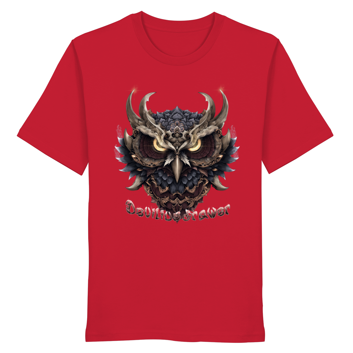 Deviliusdrawer Golden Owl - Organic Shirt