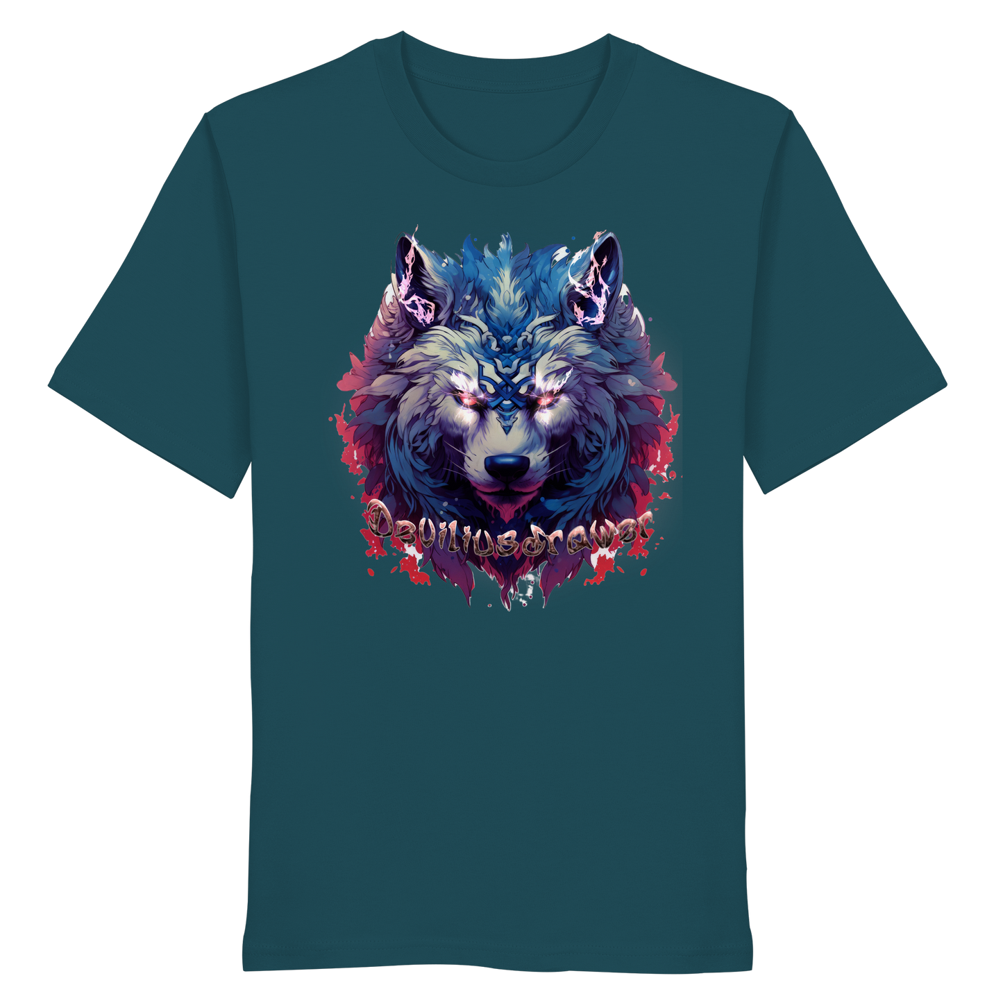 Deviliusdrawer Magic Wolf - Organic Shirt