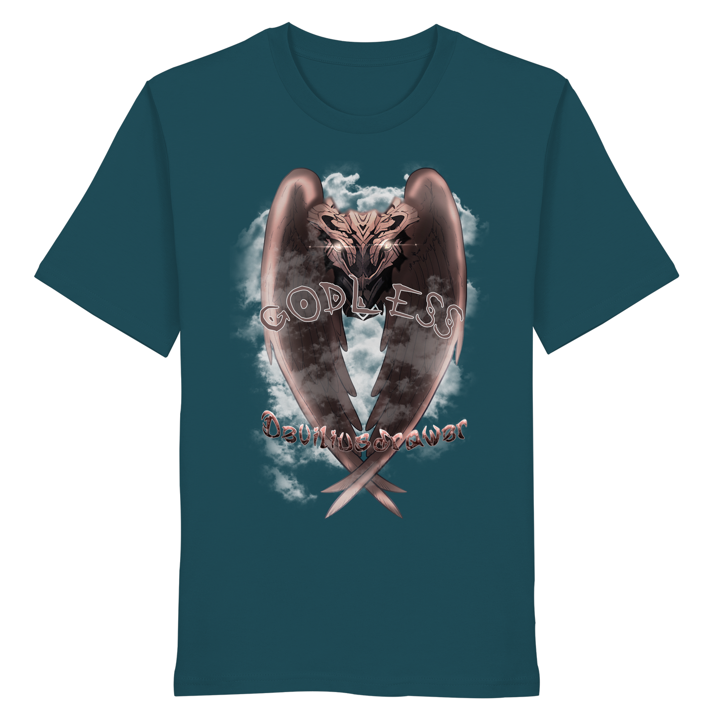 Deviliusdrawer Godless Owl - Organic Shirt
