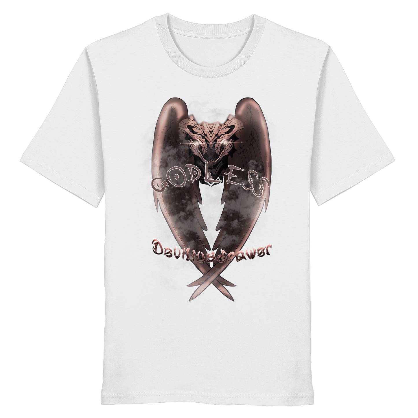 Deviliusdrawer Godless Owl - Organic Shirt