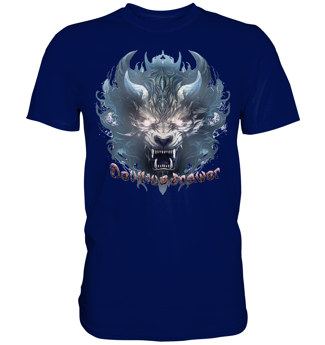 Deviliusdrawer Water Horn Tiger - Premium Shirt