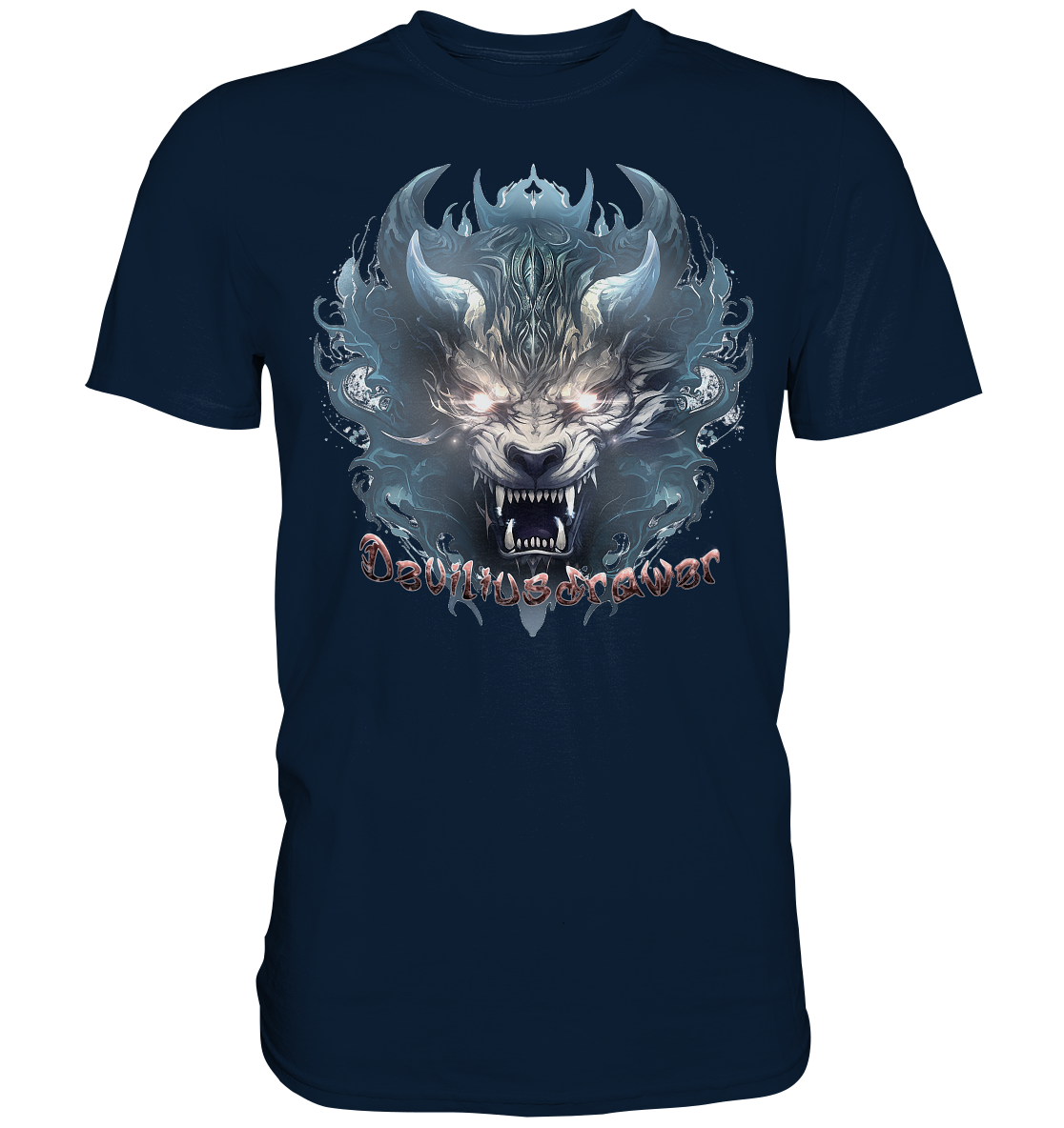 Deviliusdrawer Water Horn Tiger - Premium Shirt