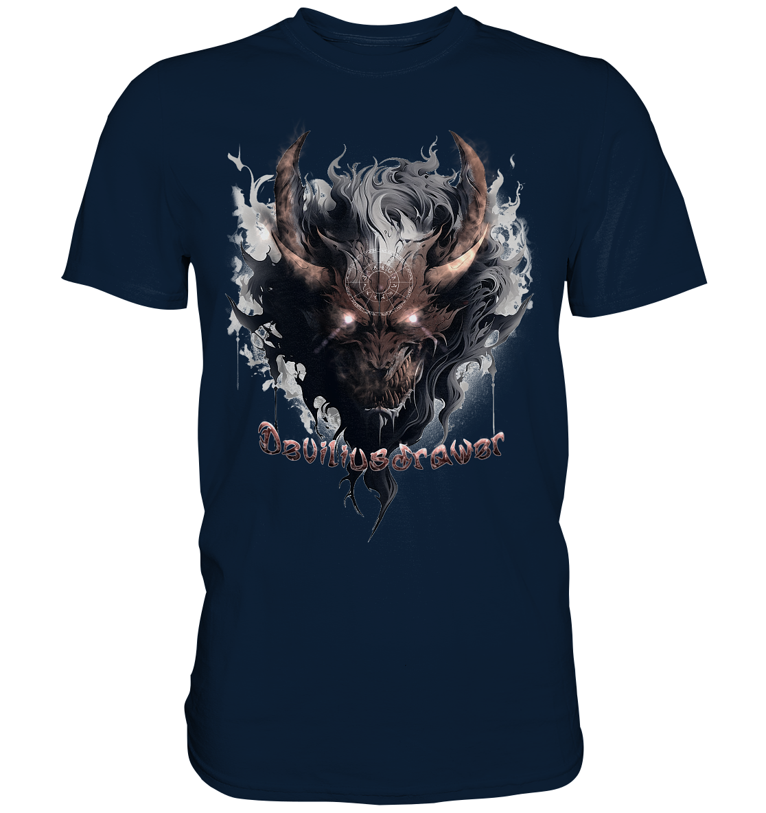 Deviliusdrawer Magic Redeyed Demon - Premium Shirt