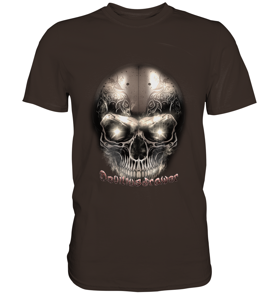 Deviliusdrawer Fire Skeleton Iron - Premium Shirt