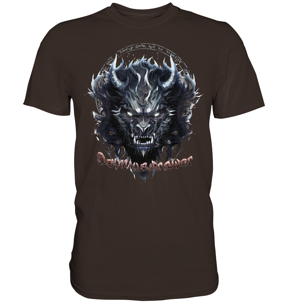 Deviliusdrawer Dark Wolf Mask - Premium Shirt