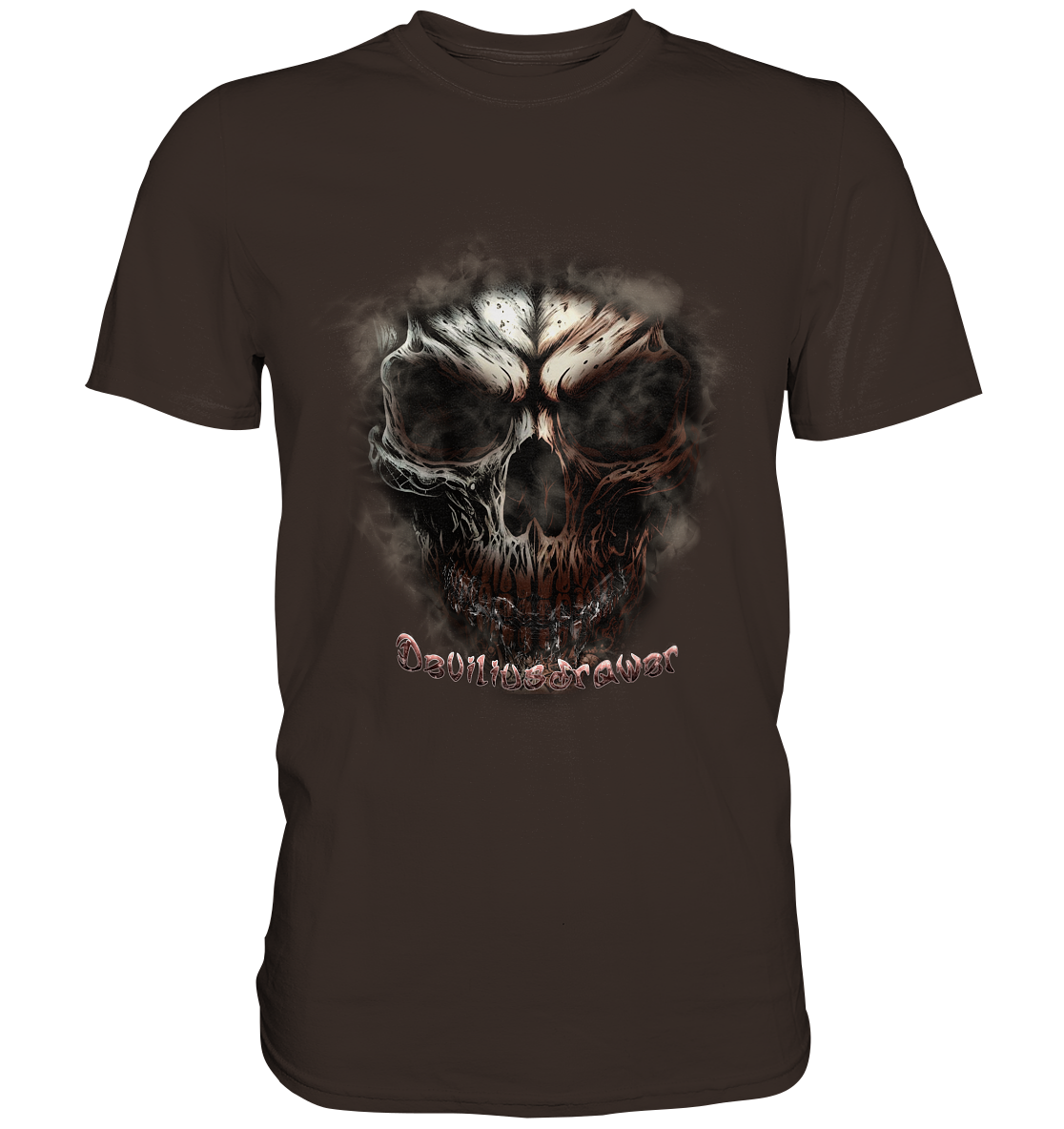 Deviliusdrawer Fire Skeleton - Premium Shirt
