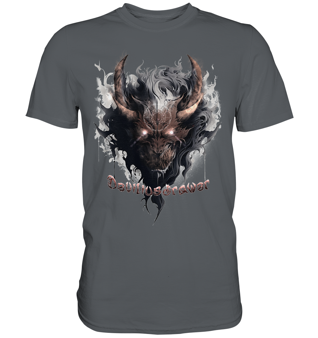 Deviliusdrawer Magic Redeyed Demon - Premium Shirt