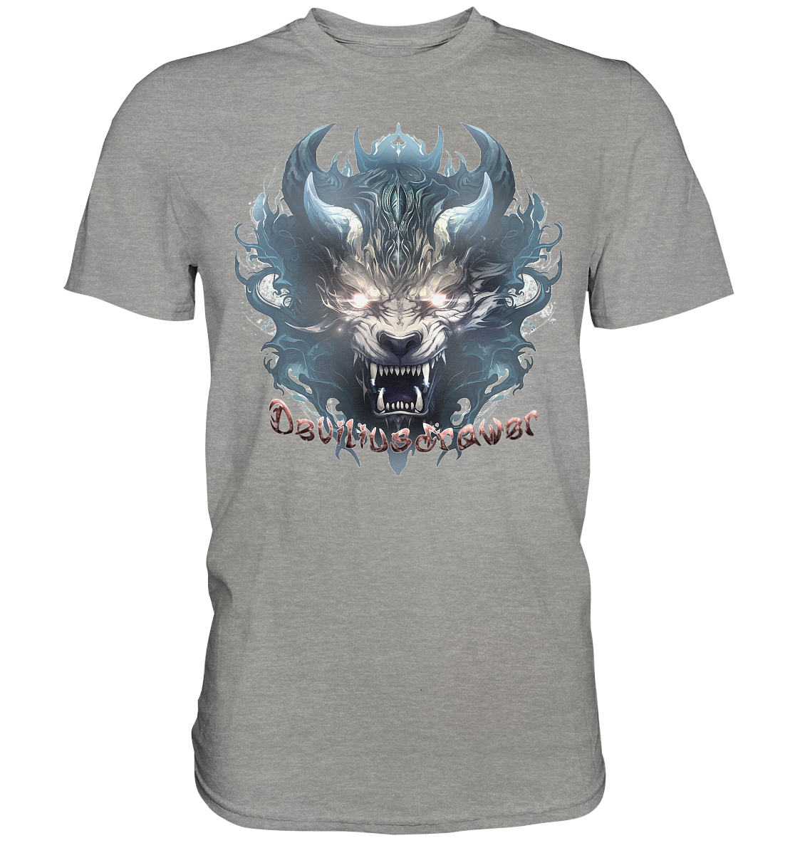 Deviliusdrawer Water Horn Tiger - Premium Shirt