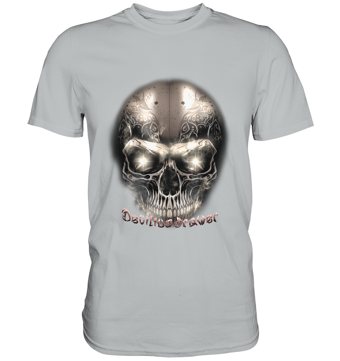 Deviliusdrawer Fire Skeleton Iron - Premium Shirt