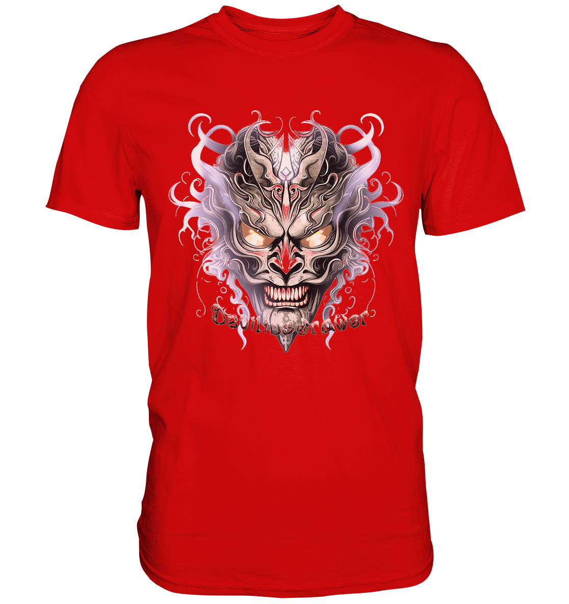 Deviliusdrawer Demon Mask Violet - Premium Shirt