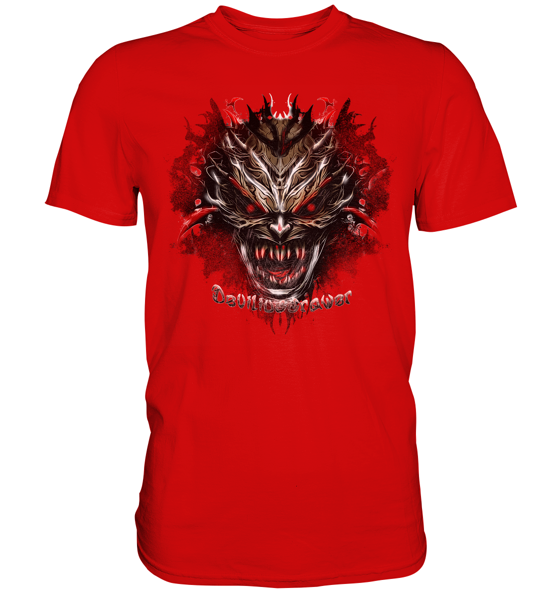 Deviliusdrawer Dark Redeyed Devil - Premium Shirt