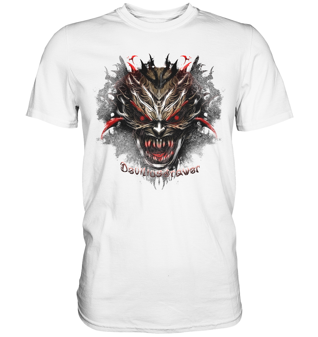 Deviliusdrawer Dark Redeyed Devil - Premium Shirt