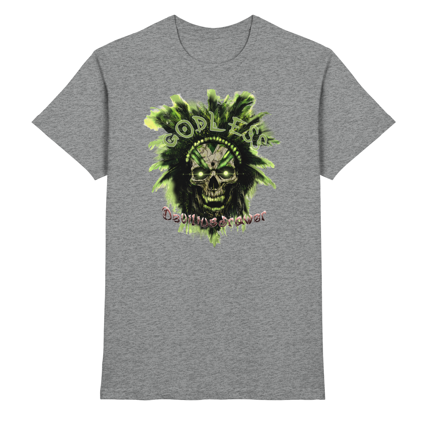 Deviliusdrawer Godless Skull - Premium Shirt