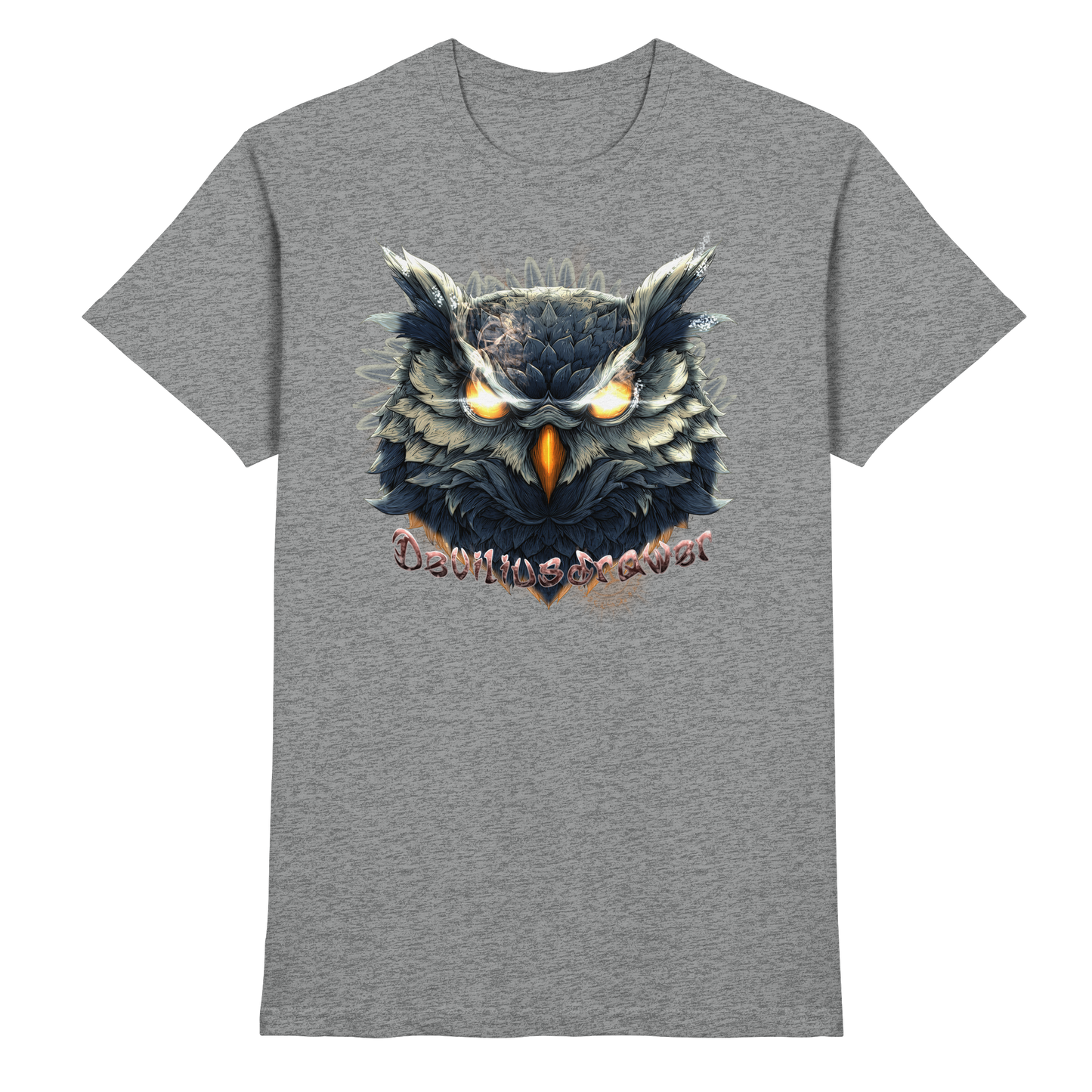 Deviliusdrawer Dark Fire Owl - Premium Shirt