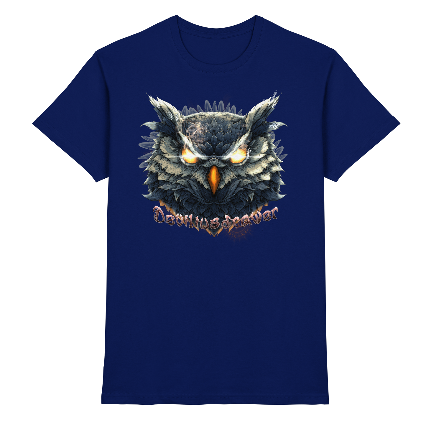 Deviliusdrawer Dark Fire Owl - Premium Shirt