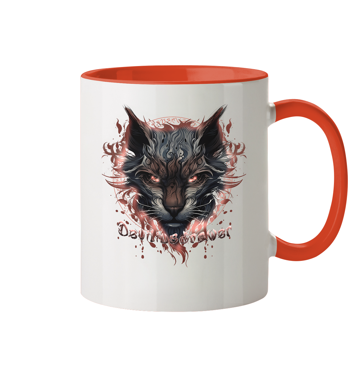 Deviliusdrawer Devil Cat - Tasse zweifarbig