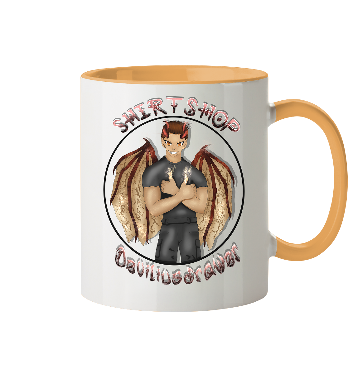Deviliusdrawer Devilshop - Tasse zweifarbig