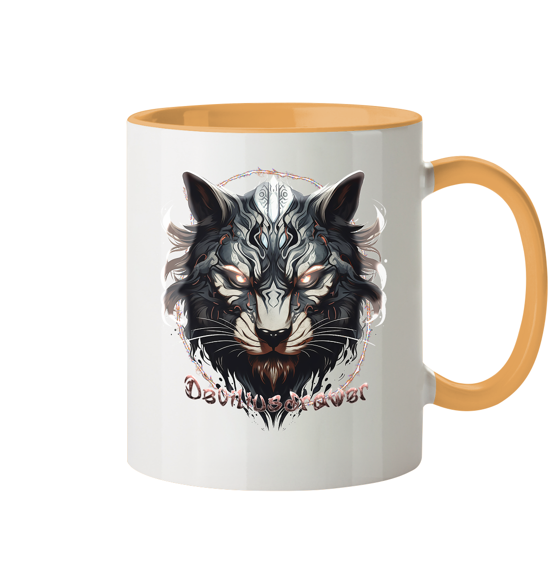 Deviliusdrawer Wolfcat - Tasse zweifarbig