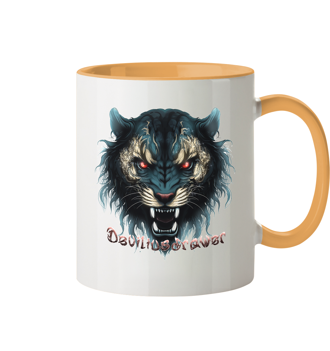 Deviliusdrawer Tigercat - Tasse zweifarbig