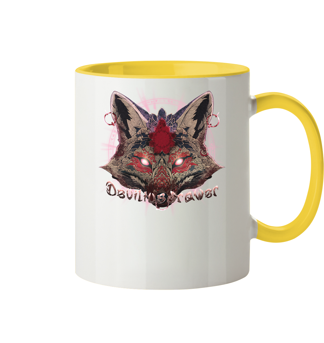 Deviliusdrawer Demon Kitsune - Tasse zweifarbig