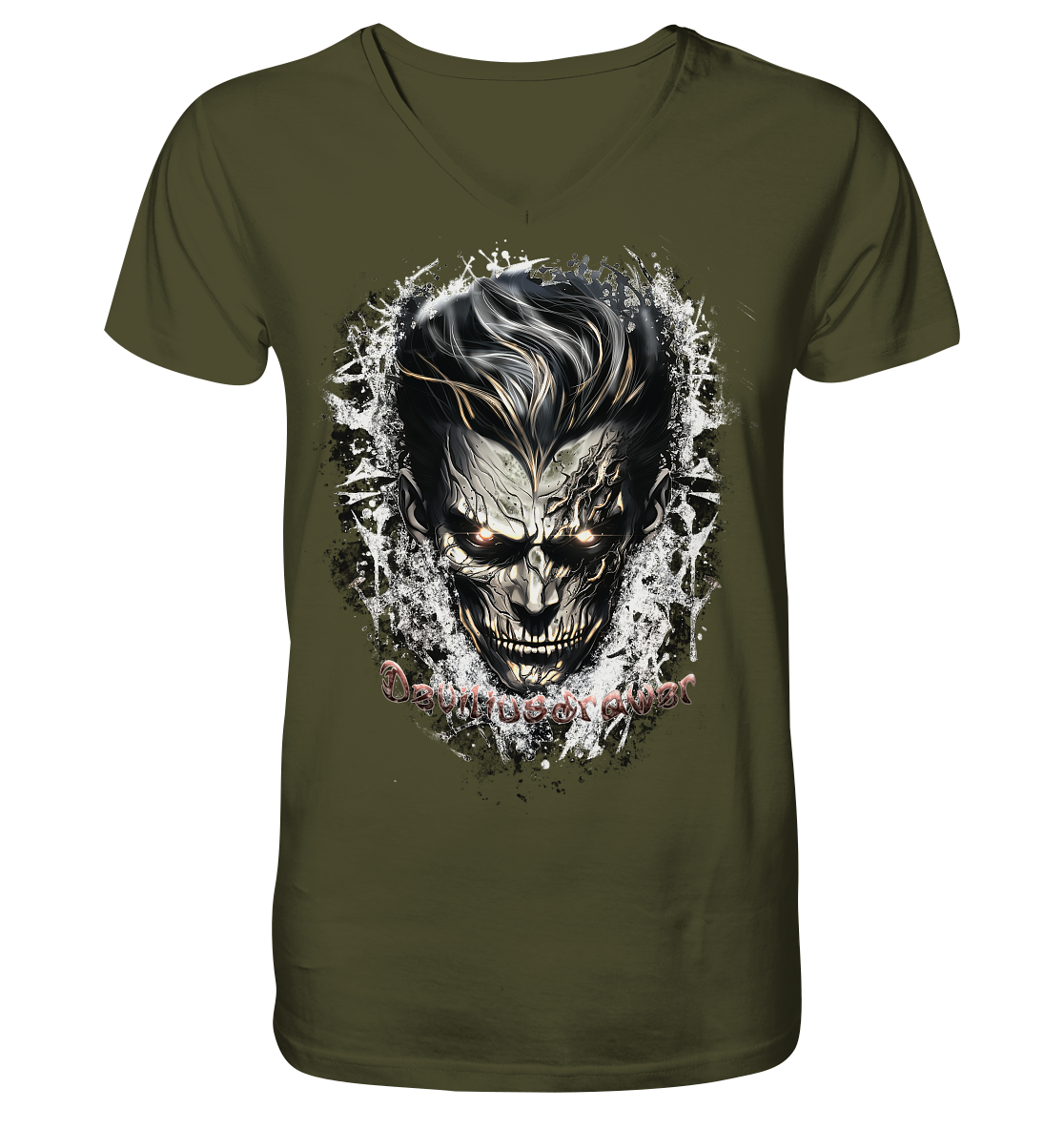 Deviliusdrawer Mechanic Men - V-Neck Shirt