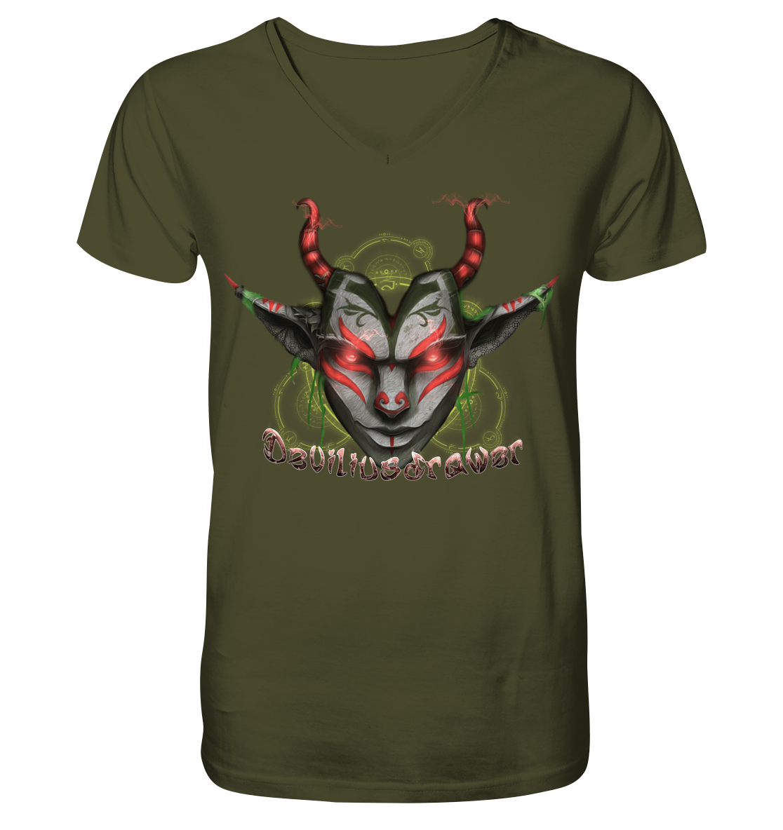 Deviliusdrawer Dark Elf - V-Neck Shirt