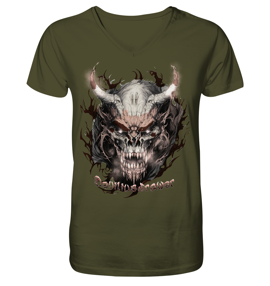 Deviliusdrawer Beast Demon - V-Neck Shirt