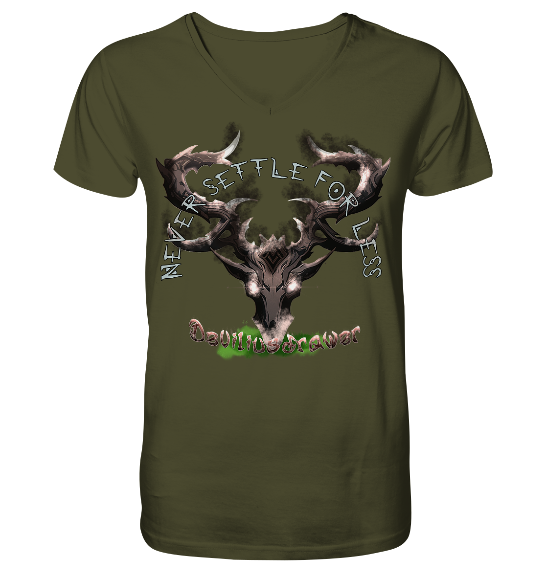 Deviliusdrawer Cruel Deer - V-Neck Shirt