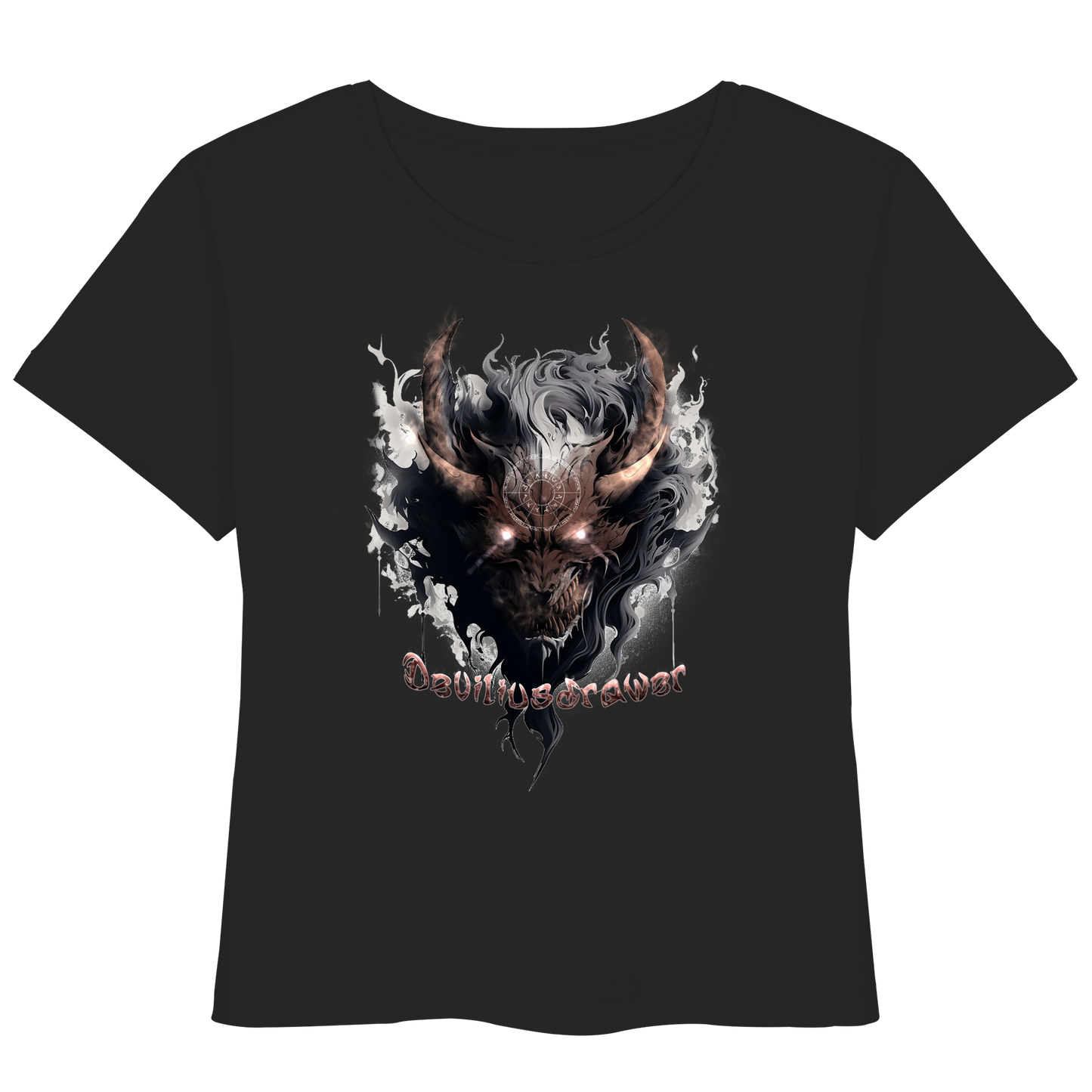 Deviliusdrawer Magic Redeyed Demon - Womens Organic Lightweight T-Shirt