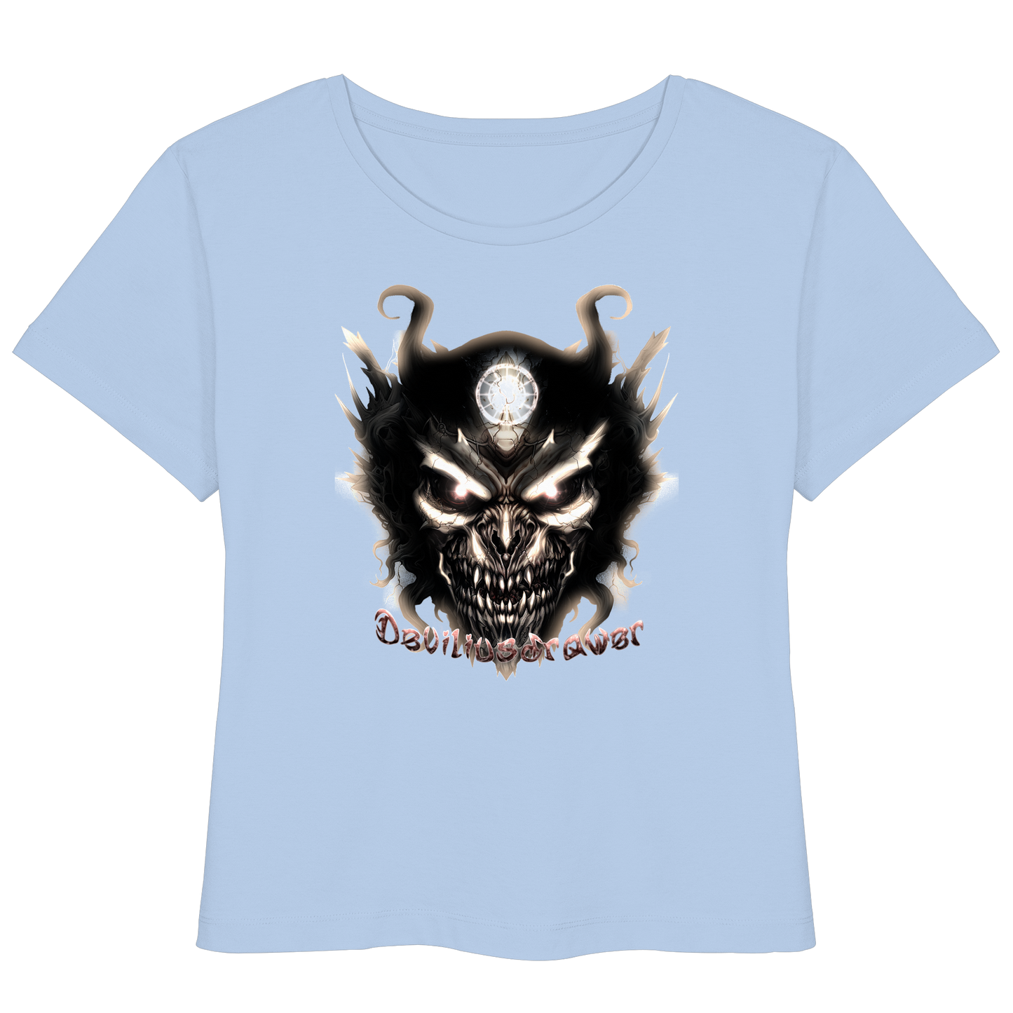 Deviliusdrawer Dark Devil - Womens Organic Lightweight T-Shirt