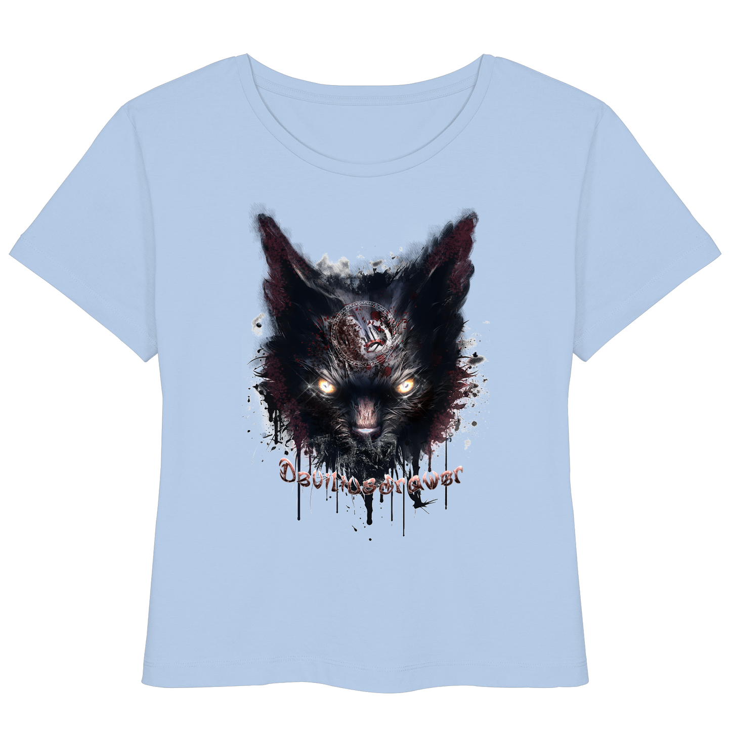 Deviliusdrawer Zombie Cat - Womens Organic Lightweight T-Shirt