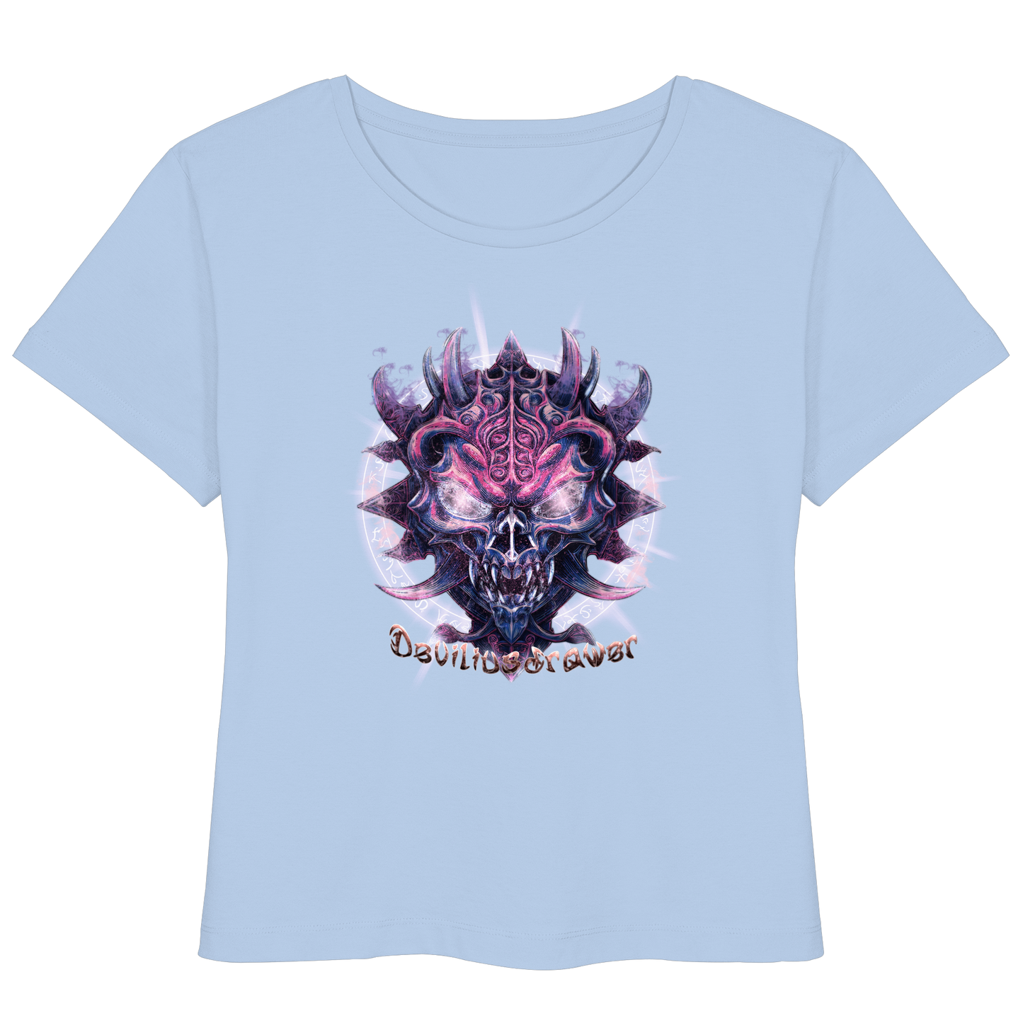 Deviliusdrawer Fire Demon - Womens Organic Lightweight T-Shirt