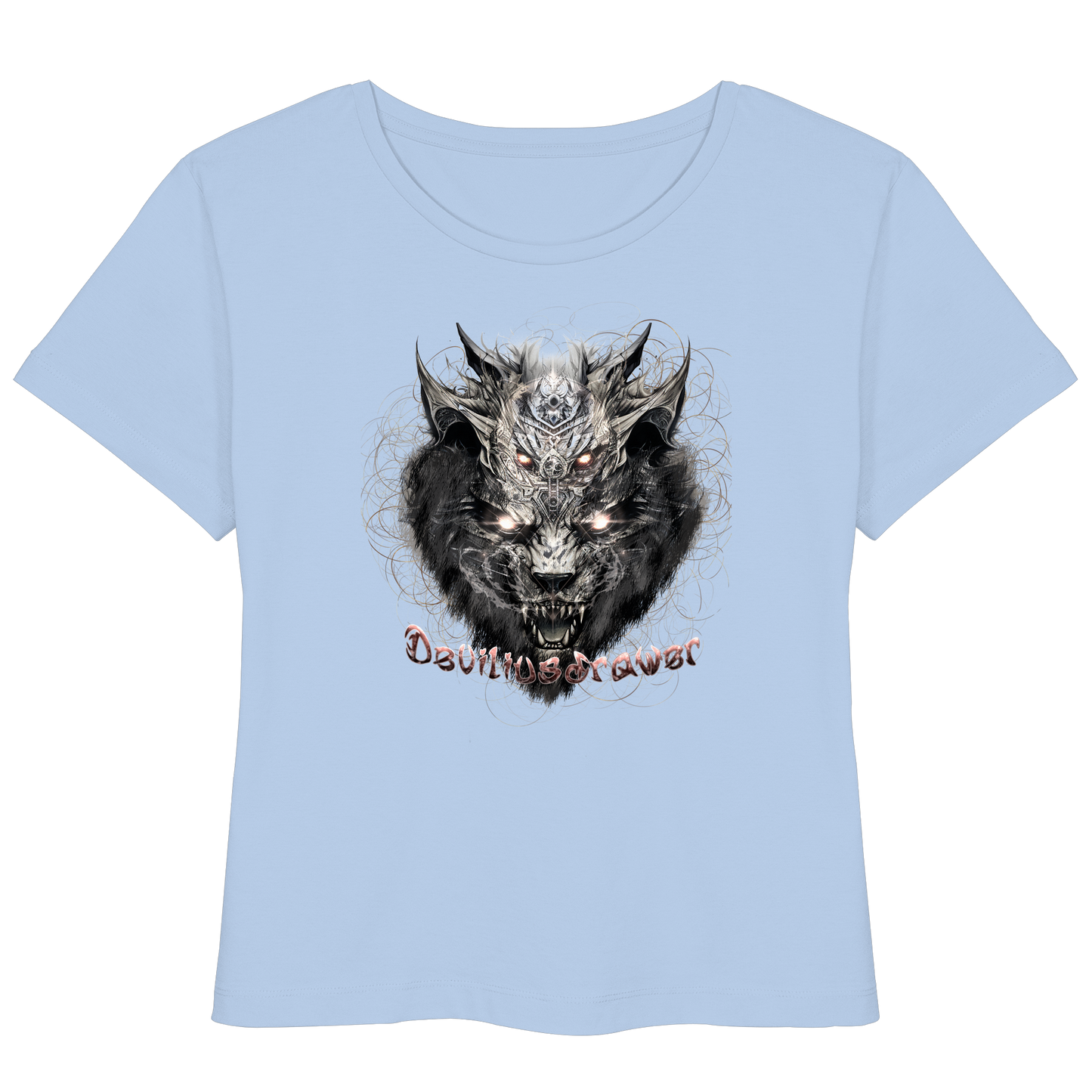 Deviliusdrawer Magical Beast Cat - Womens Organic Lightweight T-Shirt