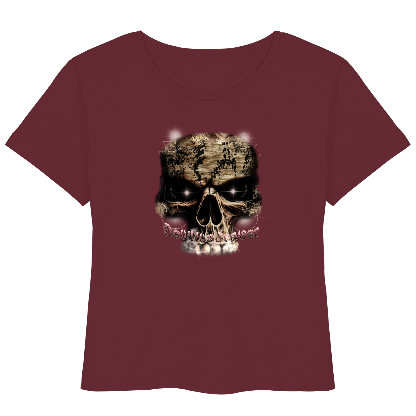 Deviliusdrawer Skeleton Eye - Womens Organic Lightweight T-Shirt