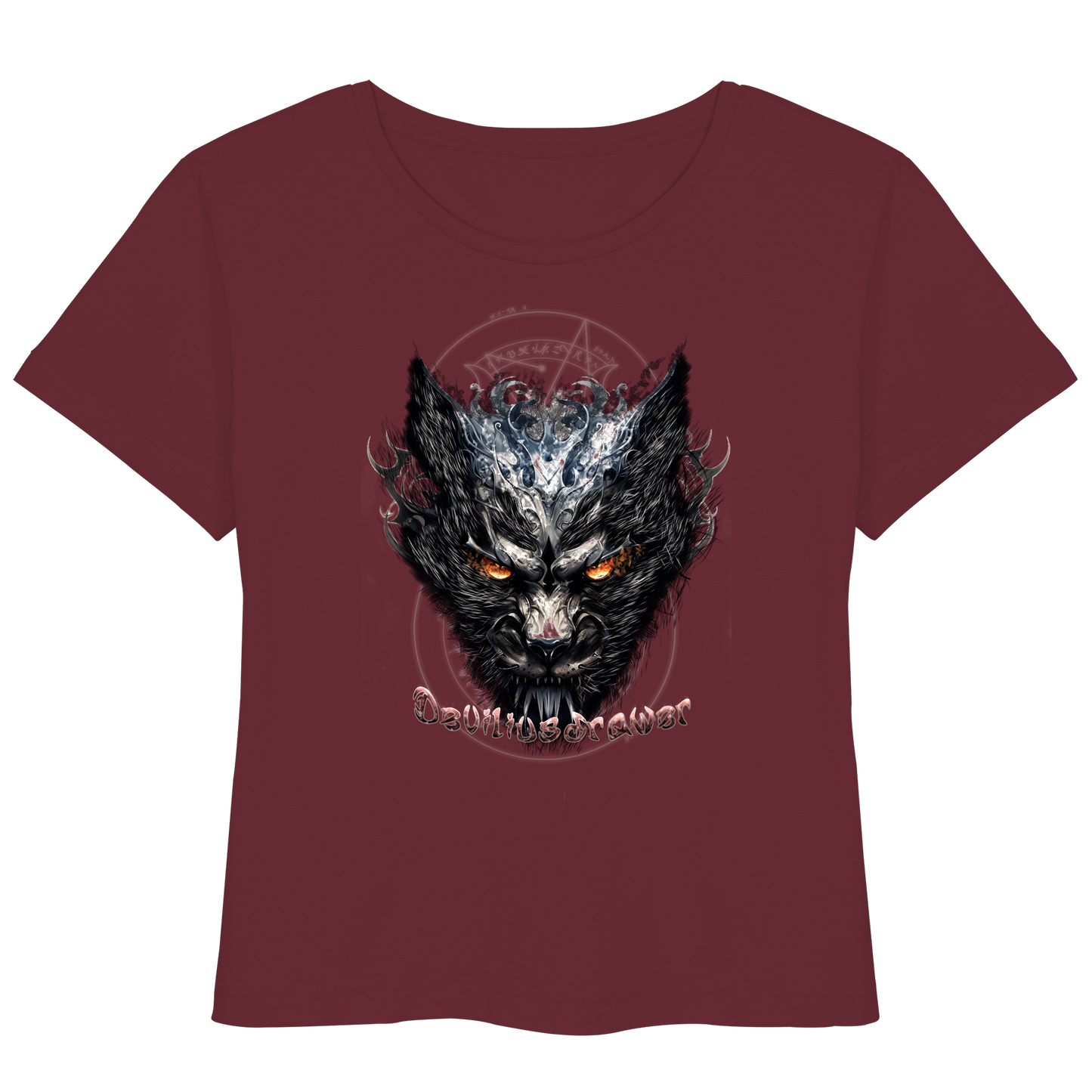 Deviliusdrawer Iron Cat - Womens Organic Lightweight T-Shirt