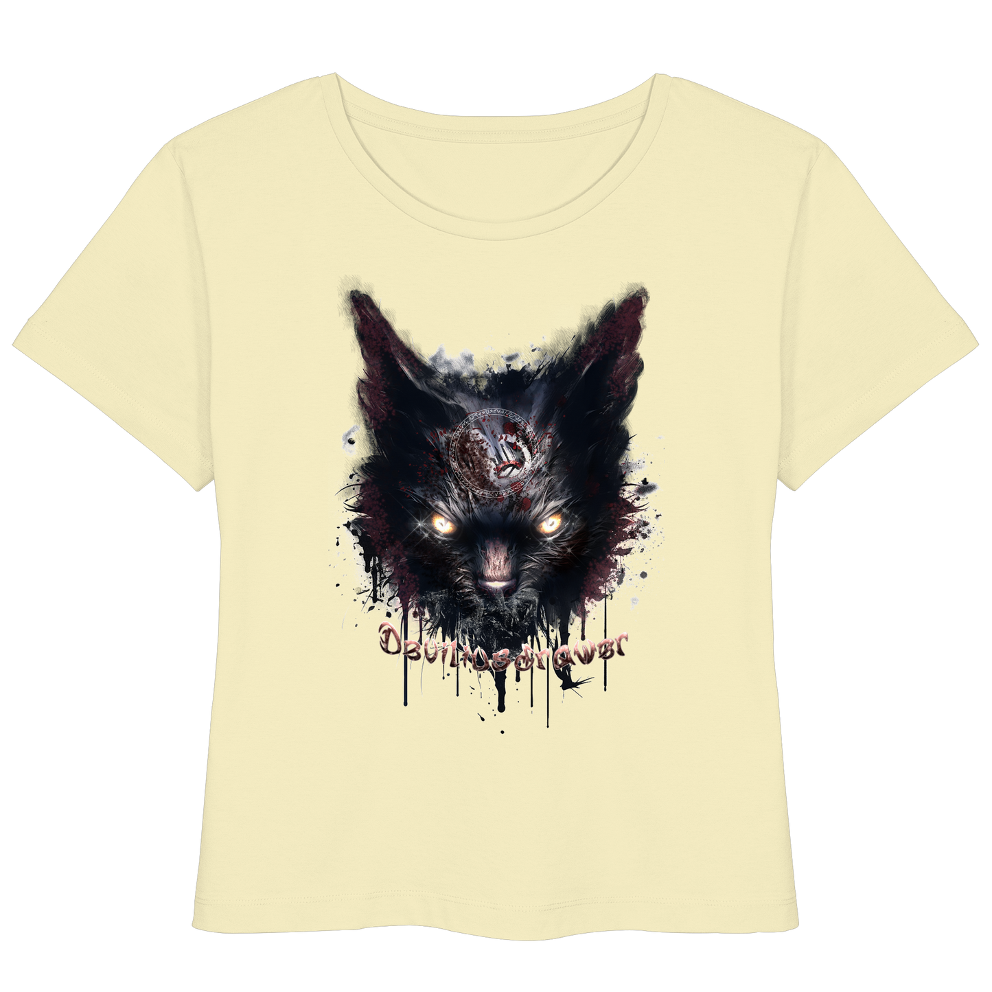 Deviliusdrawer Zombie Cat - Womens Organic Lightweight T-Shirt