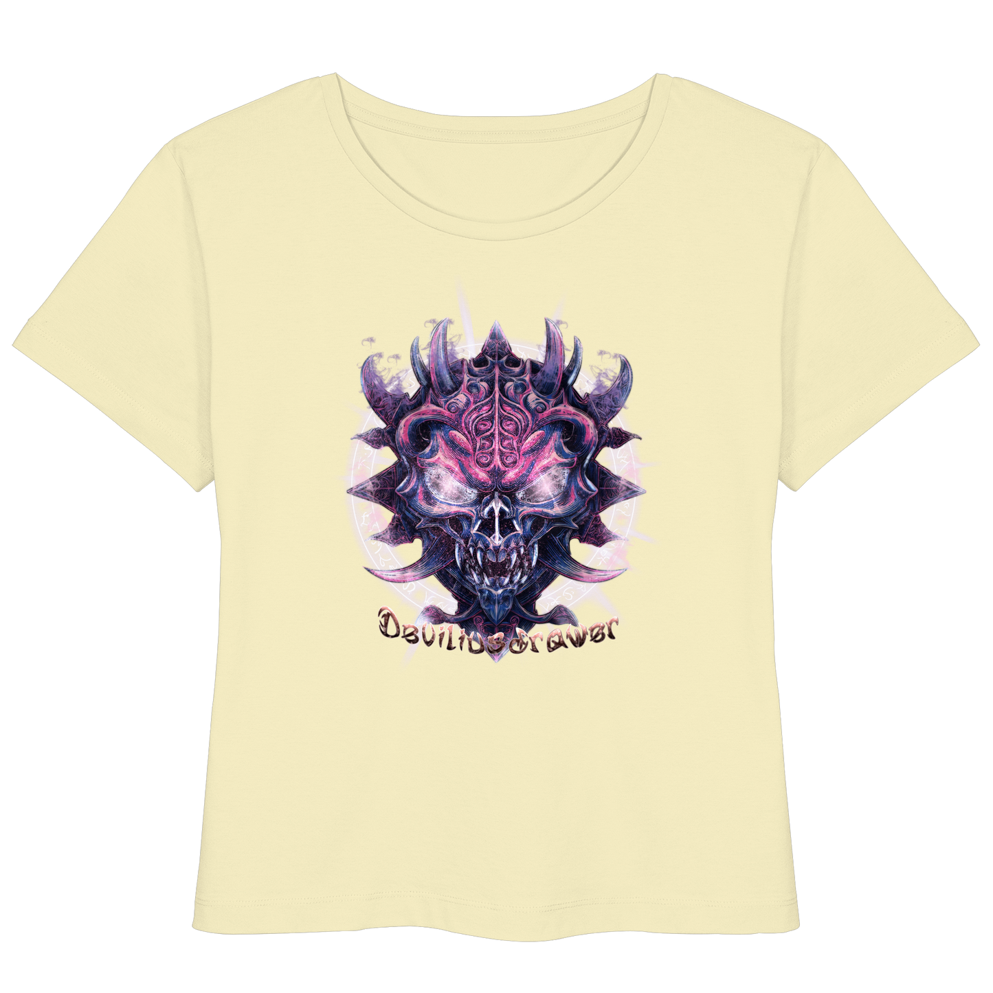 Deviliusdrawer Fire Demon - Womens Organic Lightweight T-Shirt