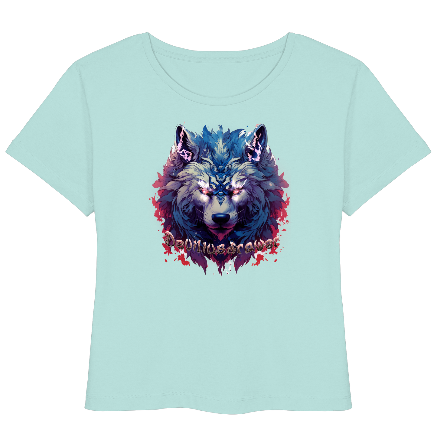 Deviliusdrawer Magic Wolf - Womens Organic Lightweight T-Shirt