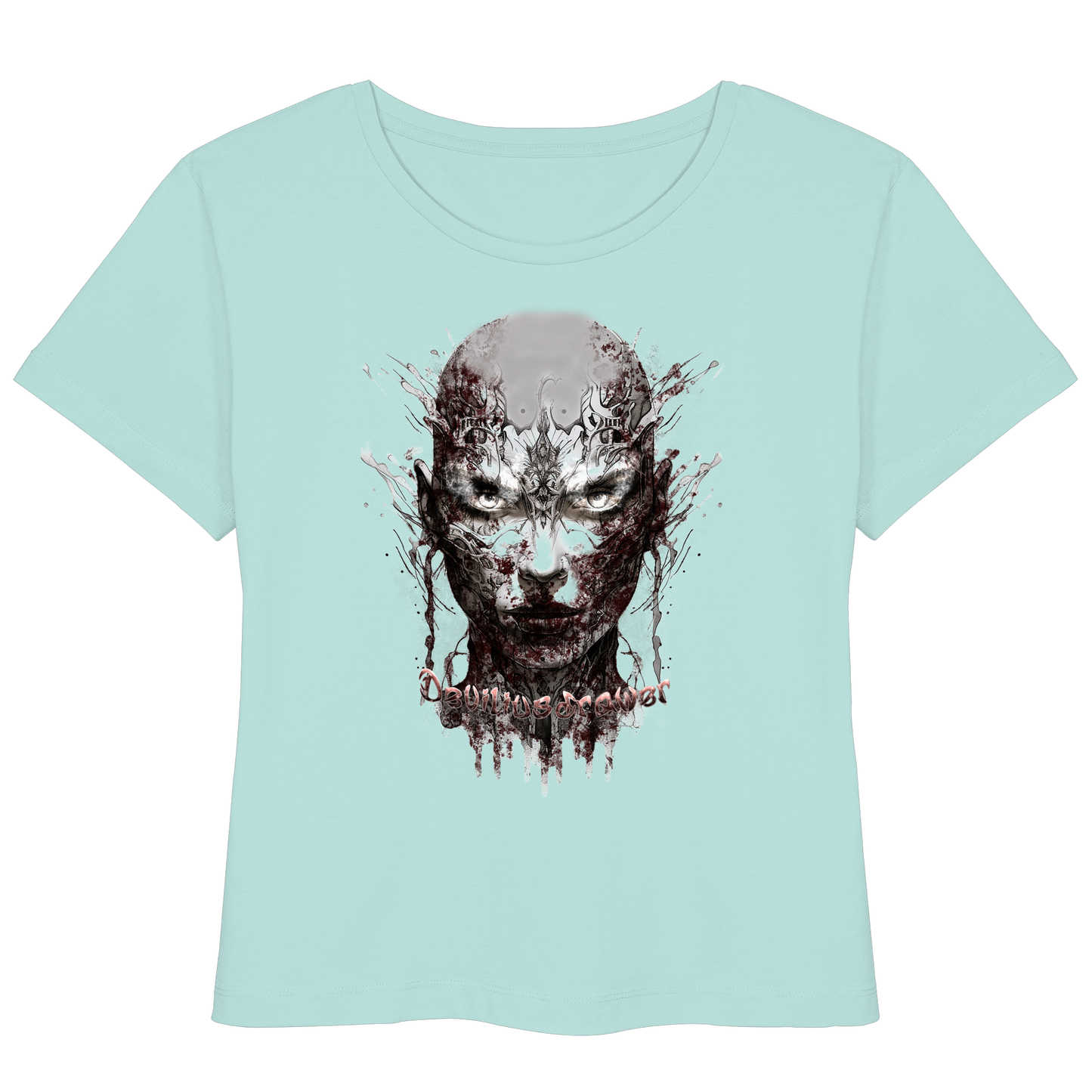 Deviliusdrawer Mechanic Girl - Womens Organic Lightweight T-Shirt