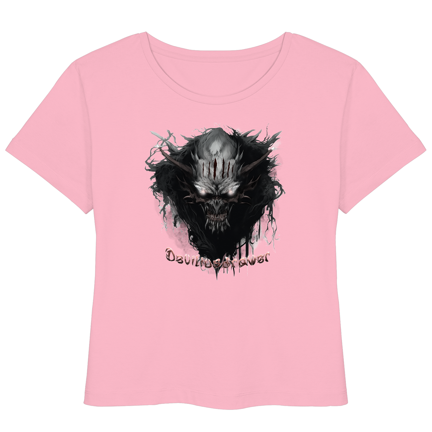 Deviliusdrawer Dark Smoke Demon - Womens Organic Lightweight T-Shirt